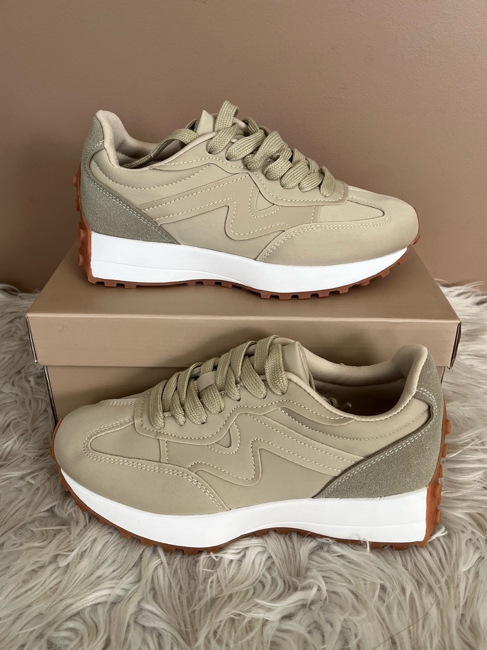 {Lemonade} Athleisure Sneaker with Extended Gum Traction Outsole - Womens 7